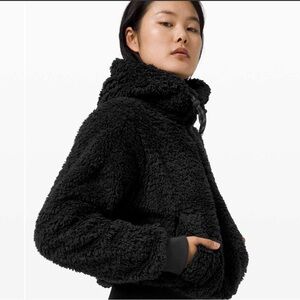 SOLD Lululemon Oh So Sherpa Half Zip Hoodie Jacket